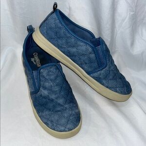 OshKosh B'gosh Denim Blue Quilted Sneakers